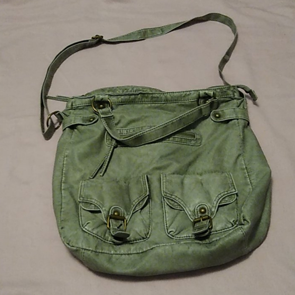 Large gray purse